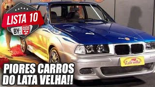 10 PIORES CARROS FEITOS PELO PROGRAMA DO LUCIANO HUCK  Lata Velha [upl. by Nazler]