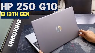 hp 250 g10 notebook  i3 13th generation laptop unboxing  hp 250 g10 laptop price in bd [upl. by Laing]