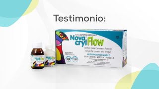 Video Testimonial Resina Acrílica Novacryl Flow  New Stetic SA [upl. by Weisbart]