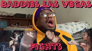 Reaction  Baddies Las Vegas Fights  NowThatsTv [upl. by Aurita]