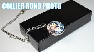 Pendentif rond personnalisé [upl. by Chadd546]