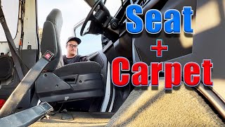 Front seats and Carpet Removal for 9296 Ford E350 E250 E150 Econoline Vans [upl. by Vasiliki]