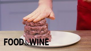 The Easiest Way to Form Burger Patties  Mad Genius Tips  Food amp Wine [upl. by Margalit134]