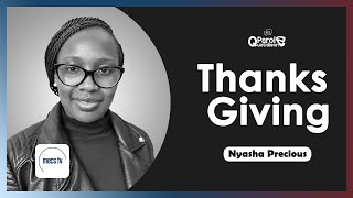 THANKS GIVING  PAROLE QUOTIDIENNE  Nyasha Precious   English [upl. by Peter]