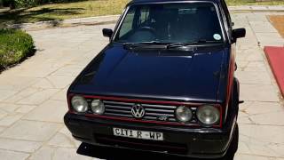 VW Citi R Line 18i Idling South African VW Mk1 [upl. by Ettie]