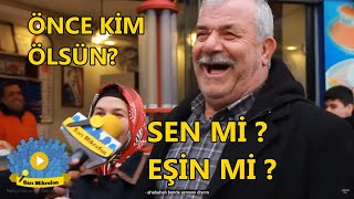 KİM ÖNCE ÖLSÜN  SEN Mİ EŞİN Mİ  SARI MİKROFON [upl. by Didier]