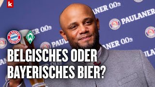 BierVerbot am Oktoberfest unter Kompany quotHauptsache Montag sind alle wieder fitquot  FC Bayern [upl. by Chuck]