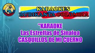 Estrellas De Sinaloa Casquillos De Mi Cuerno Karaoke NAFS [upl. by Maurer]