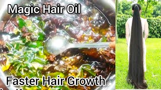 Faster Hair Growth Oil  Herbal Hair Oil for long amp Strong Hair Hairgrowth fasthairgrow [upl. by Ayahsey]