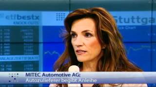 MITEC Automotive AG Autozulieferer begibt Anleihe [upl. by Ilaw855]