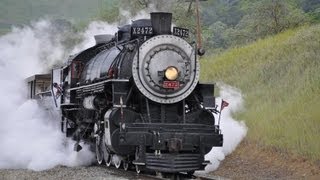 SP 2472  Steam on the Niles Canyon Railway  March 3031 2013 [upl. by Gemini804]