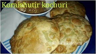 koraishutir kochuri recipe video  Koraishutir Kochuri  Motorshutir Kochuri  bengali matar kachori [upl. by Rana]