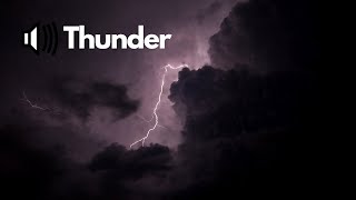 Thunder Sound Effect  No Copyright [upl. by Krystle879]