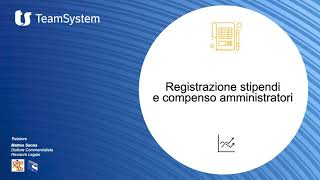 Corso di Contabilità  Video 13 Registrazione Stipendi e Compensi Amministratori [upl. by Toddie]