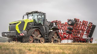 NEW 12Series  Claas XERION 12650  Germany  BREITES Bandlaufwerk  653PS  Horsch Cruiser12XL [upl. by Shadow]