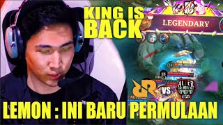 KEDATANGAN LEMON BIKIN SKYLAR MEMBARA RRQ HOSHI VS ALTER EGO MATCH 2  MPL SEASON 13 [upl. by Lehte]