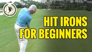 HOW TO HIT IRONS FOR BEGINNERS [upl. by Zulaledairam]