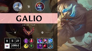 Galio Top vs Heimerdinger  KR Grandmaster Patch 1413 [upl. by Hiram]