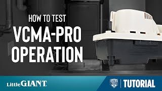 How to Test the Operation of the Little Giant VCMAPRO Condensate Pump [upl. by Wagoner]