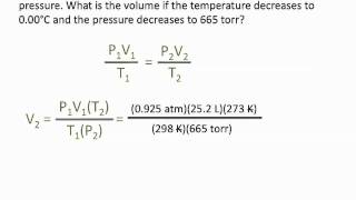 Pressure Volume and Temperature Relationships  Chemistry Tutorial [upl. by Trevar692]