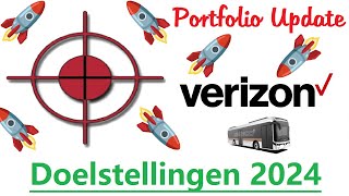 Beleggings Portfolio Doelstellingen 2024 [upl. by Petta]