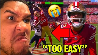 IM DONE WITH THIS TEAM… New England Patriots vs San Francsico 49ers Highlights Reaction [upl. by Inan]