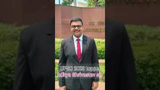 UPSC CSE 2023 topper Aditya Shrivastav sir upsctopper upscresult2023 upsc [upl. by Plotkin162]