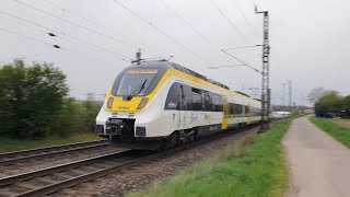 Eine Br 8442 der SWEG Bahn Stuttgart als MEX 17a nach Pforzheim Hbf in IllingenWürtt [upl. by Naiviv]