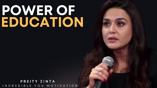 Importance of Womans Education  Preity Zinta Speech  Incredible You [upl. by Marras]