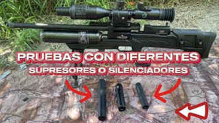 EL MEJOR SUPRESOR O SILENCIADOR PARA RIFLES PCP pcp silenciador airgunshooting [upl. by Draned243]