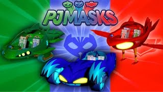 Lets Play PJ Masks Vehicle Challenge Game [upl. by Guise]