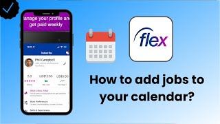 How to add jobs to your calendar in Indeed Flex [upl. by Papke]