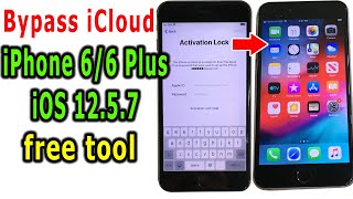 Bypass iCloud iPhone 66 Plus iOS 1257 Free When Activation Lock [upl. by Lonna]