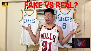 Nike Swingman Jersey Fake vs Authentic Review 2024  Classic Edition  Lakers LeBron James  Part 34 [upl. by Ona]