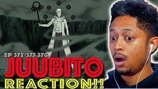 JUUBITO First Time Watching Naruto Shippuden 372 373 374 375 378 Reaction [upl. by Sontich]