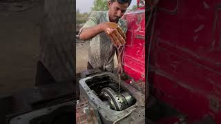 Gearbox Oil change 🔧 mechanic mh juber inamdar [upl. by Aiuqet]