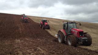 Massey Ferguson ploughing in Tipperary [upl. by Navonoj]