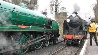 Mid Hants Railway  The Great Spring Steam Gala  Saturday 2nd March 2013 [upl. by Hniht]