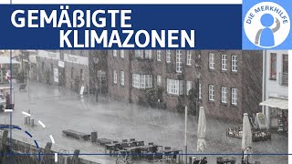 Gemäßigte Klimazonen  Breiten  Zyklonales Wettergeschehen Jahreszeiten amp Vegetation erklärt [upl. by Andriana]