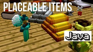 Tons of Placeable Items Now in Minecraft [upl. by Honey]