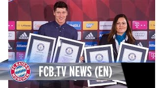 Lewandowski in Guinness Book of Records [upl. by Bajaj]