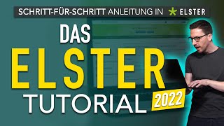 Steuererklärung selber machen  DAS Elster Tutorial 2022  Steuererklärung 2021 Elster ausfüllen [upl. by Mosby976]