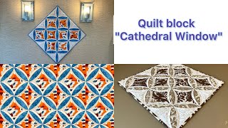 quotCathedral Windowquot The SECRET to Making Beautiful Quilted Table Toppers Revealed [upl. by Atinauj315]