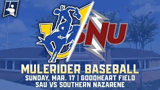 Baseball Southern Arkansas vs Southern Nazarene 31724 [upl. by Derril434]