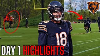 The Chicago Bears Rookie Minicamp FLASHED GREATNESS Caleb Williams Highlights Bears Minicamp [upl. by Volotta260]