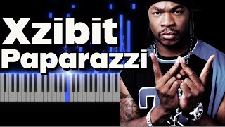 Xzibit  Paparazzi Piano Cover [upl. by Anelrahs]