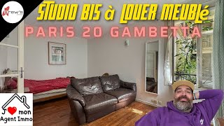 💥 Superbe Studio Bis à Louer à Paris 20  DISPONIBLE IMMÉDIATEMENT  🌟 [upl. by Sunday908]