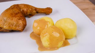 Kartoffelklöße selber machen diese Kartoffelknödel gelingen immer Knödel Klöße [upl. by Ahsiened]