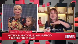 Se dijeron de todo terrible cruce entre Eliana Guercio y Matilda Blanco [upl. by Idnod687]