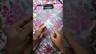 How to make a ddakji pieces with paperviral origami paper origamishort [upl. by Aicelaf]